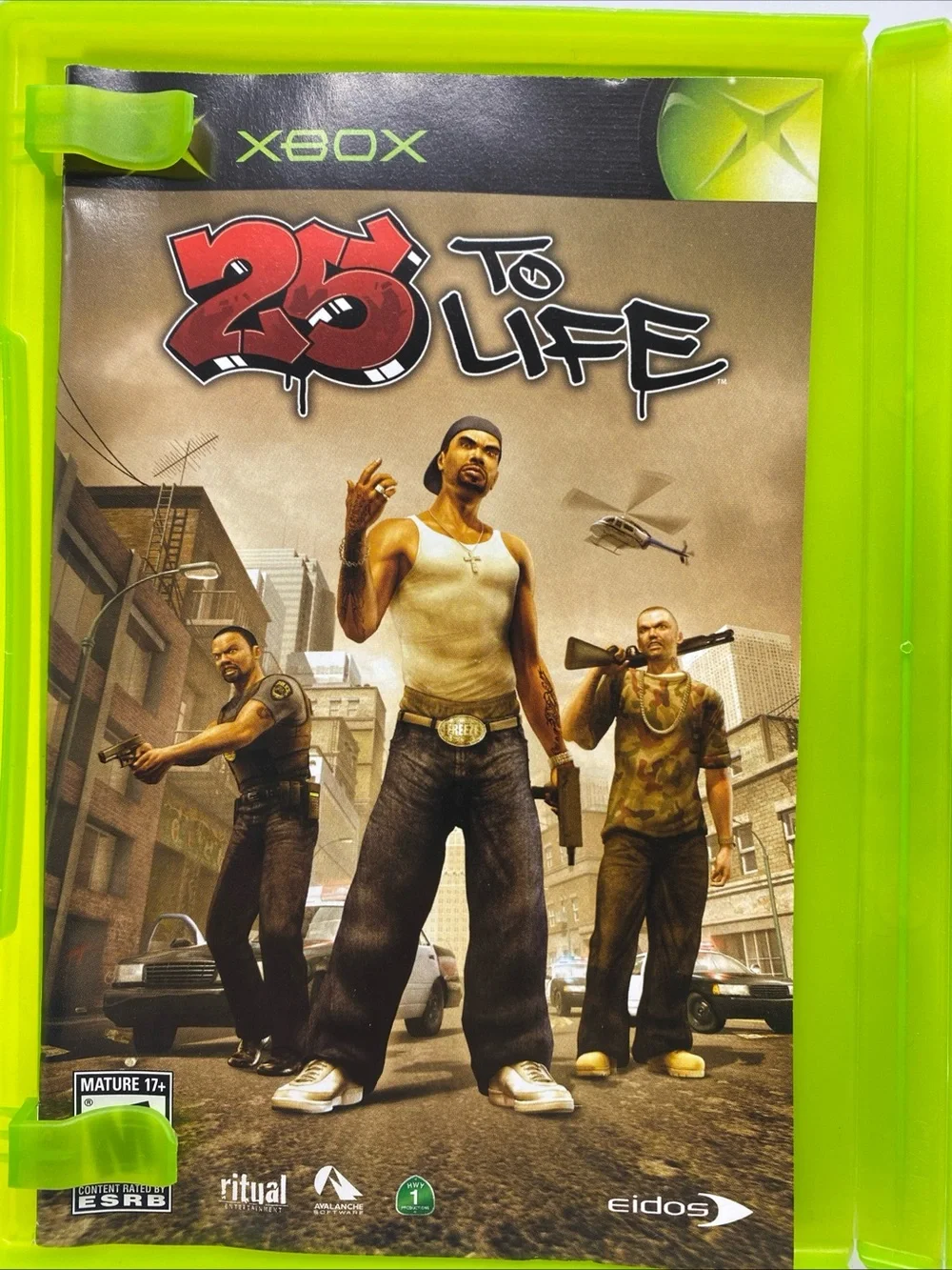 25 to Life (Microsoft Xbox, 2006) Video Game Mature Audience